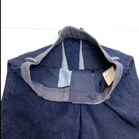 WOOYOUNGMI Denim Shorts in Dark Indigo Blue - Picture 8 of 8